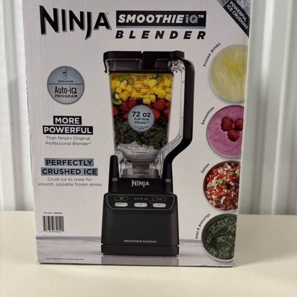 NEW Ninja Professional Blender With Auto-iQ Smoothie iQ Blender 1400 Peak Watts